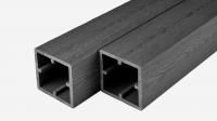 Столб заборный Groentec 3000x120x120 мм Серый