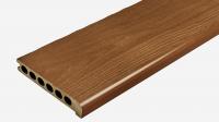 Ступень полуполнотелая Groentec 4000x175x25 мм с капиносом Дуб